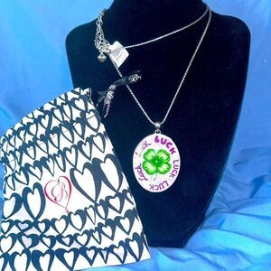 Brighton “Lucky you” pendent and necklace